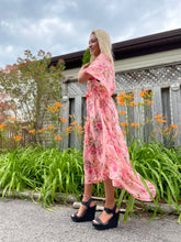 Load image into Gallery viewer, Avoquila “Pink Chiffon” Kimono/Duster